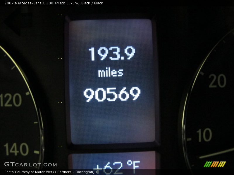 Black / Black 2007 Mercedes-Benz C 280 4Matic Luxury