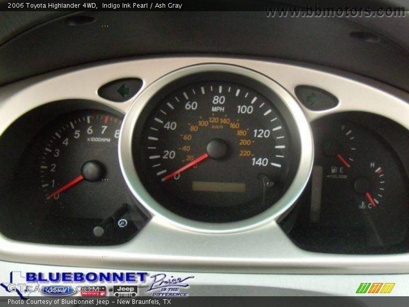 Indigo Ink Pearl / Ash Gray 2006 Toyota Highlander 4WD