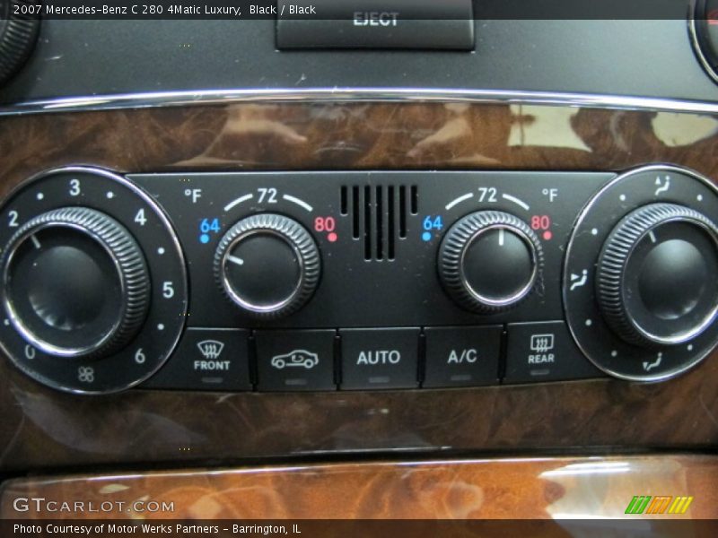Black / Black 2007 Mercedes-Benz C 280 4Matic Luxury