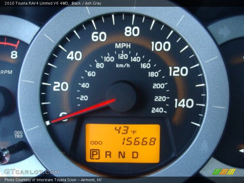 Black / Ash Gray 2010 Toyota RAV4 Limited V6 4WD