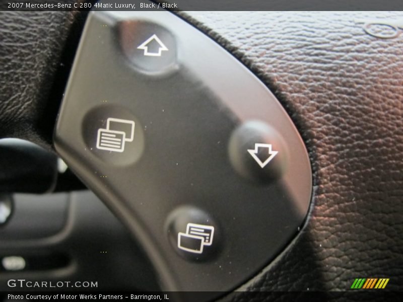 Black / Black 2007 Mercedes-Benz C 280 4Matic Luxury