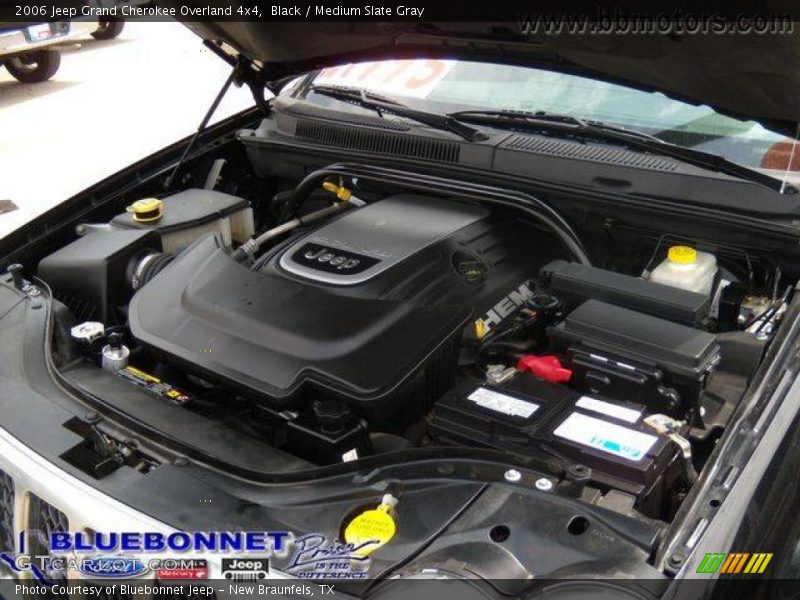 Black / Medium Slate Gray 2006 Jeep Grand Cherokee Overland 4x4