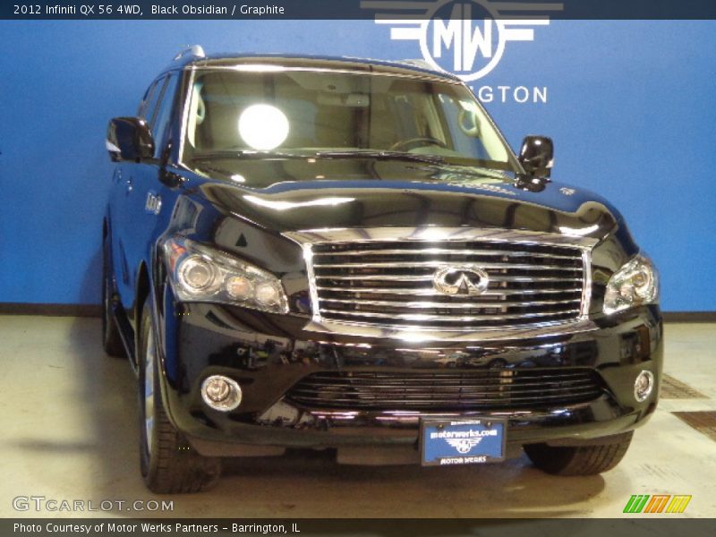 Black Obsidian / Graphite 2012 Infiniti QX 56 4WD