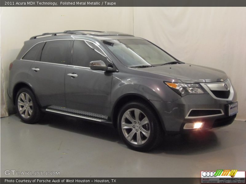 Polished Metal Metallic / Taupe 2011 Acura MDX Technology