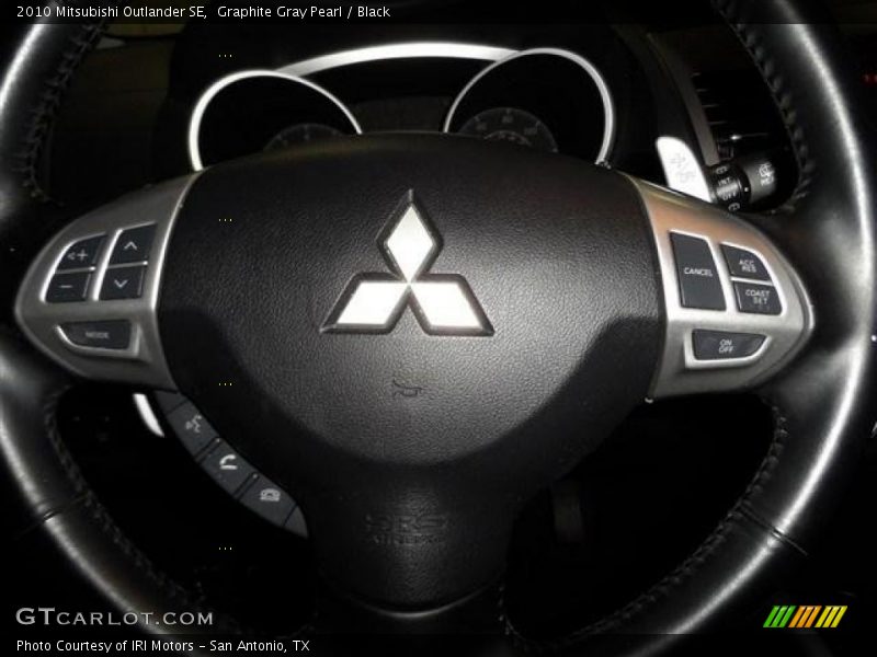 Graphite Gray Pearl / Black 2010 Mitsubishi Outlander SE