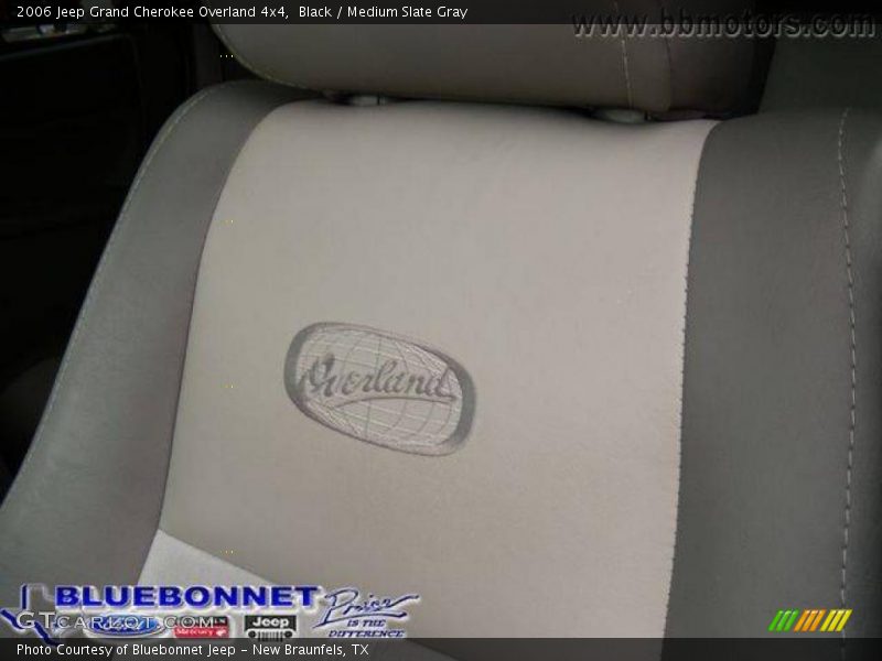 Black / Medium Slate Gray 2006 Jeep Grand Cherokee Overland 4x4