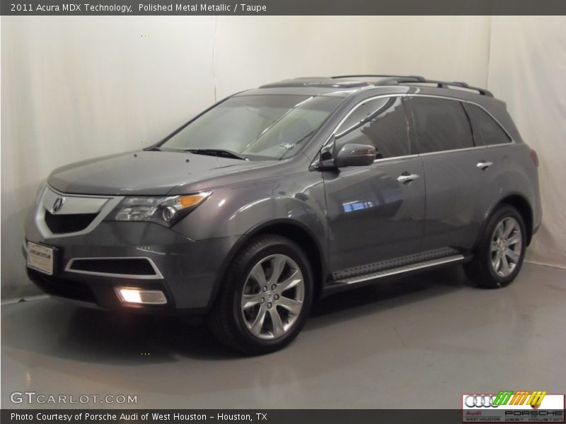 Polished Metal Metallic / Taupe 2011 Acura MDX Technology