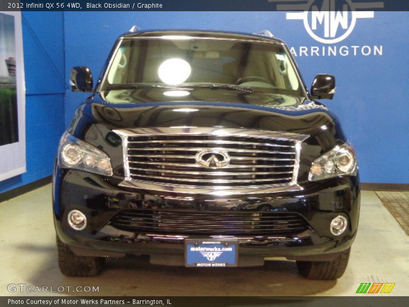 Black Obsidian / Graphite 2012 Infiniti QX 56 4WD