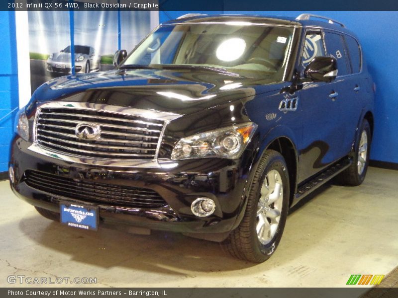 Black Obsidian / Graphite 2012 Infiniti QX 56 4WD