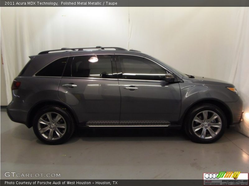 Polished Metal Metallic / Taupe 2011 Acura MDX Technology