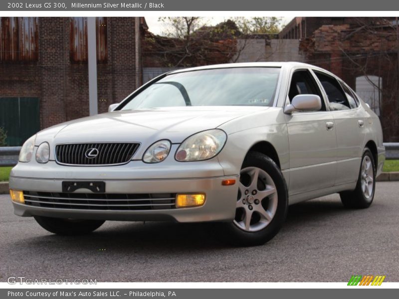 Millennium Silver Metallic / Black 2002 Lexus GS 300
