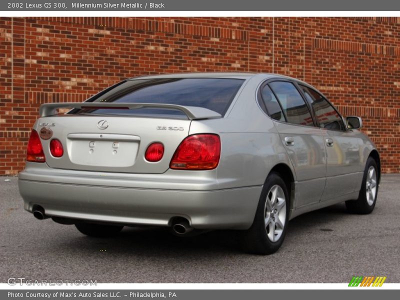 Millennium Silver Metallic / Black 2002 Lexus GS 300