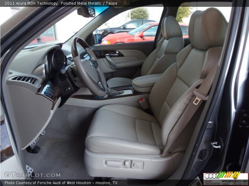 Polished Metal Metallic / Taupe 2011 Acura MDX Technology