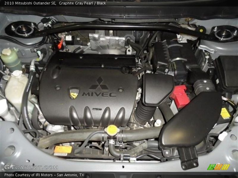 Graphite Gray Pearl / Black 2010 Mitsubishi Outlander SE