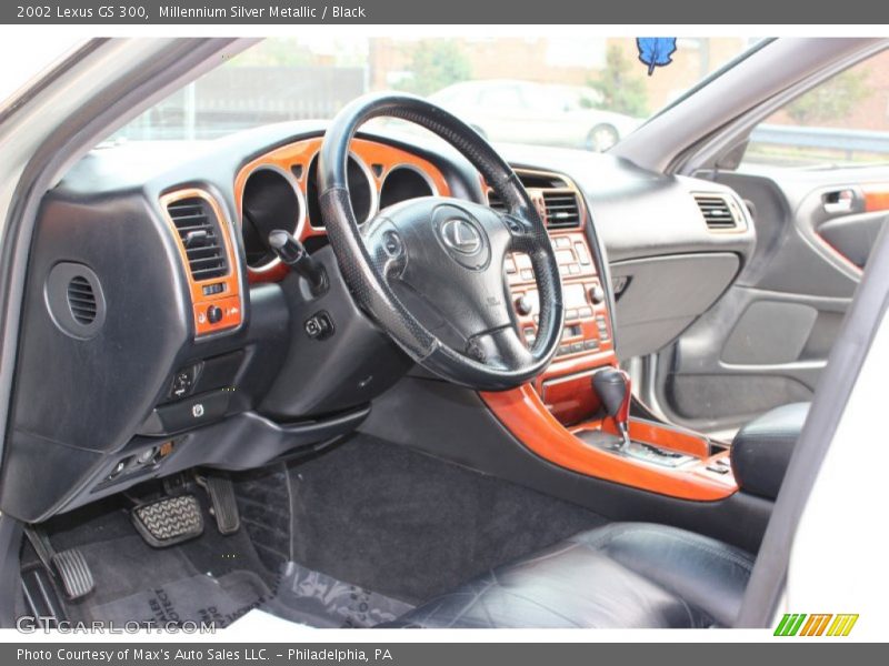 Millennium Silver Metallic / Black 2002 Lexus GS 300