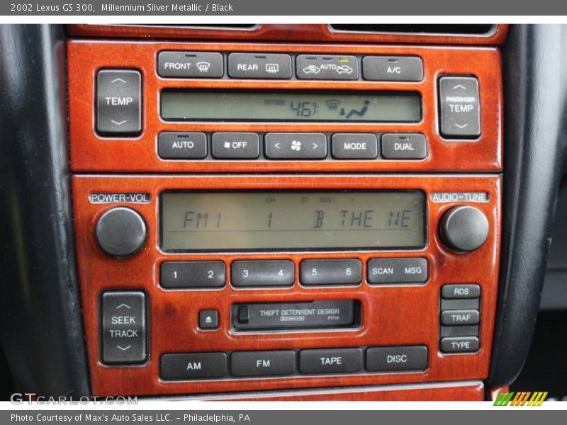 Millennium Silver Metallic / Black 2002 Lexus GS 300
