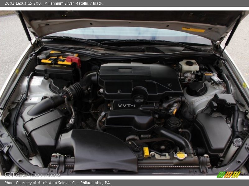 Millennium Silver Metallic / Black 2002 Lexus GS 300