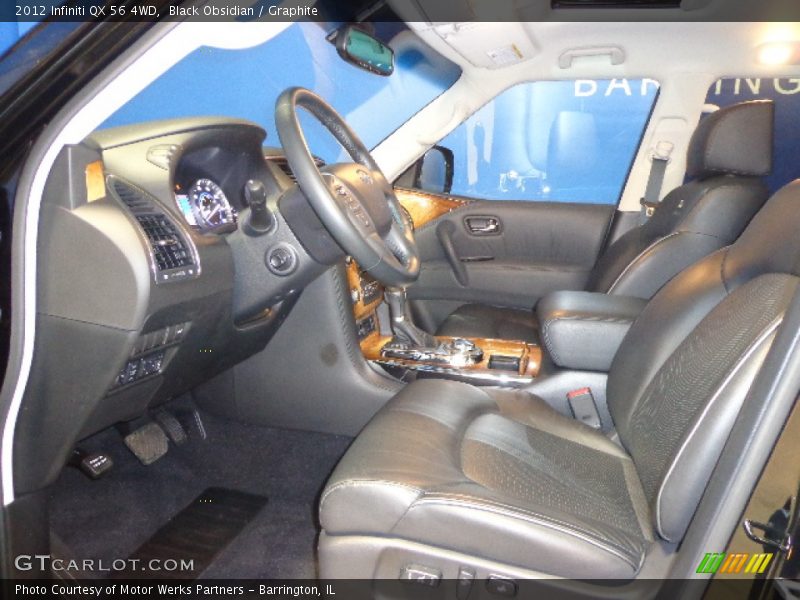 Black Obsidian / Graphite 2012 Infiniti QX 56 4WD