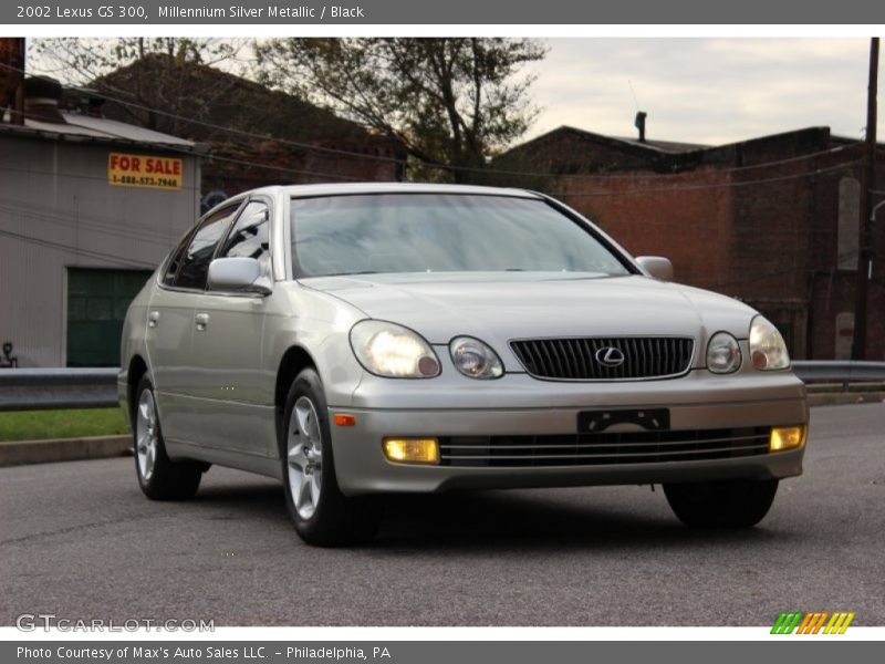 Millennium Silver Metallic / Black 2002 Lexus GS 300