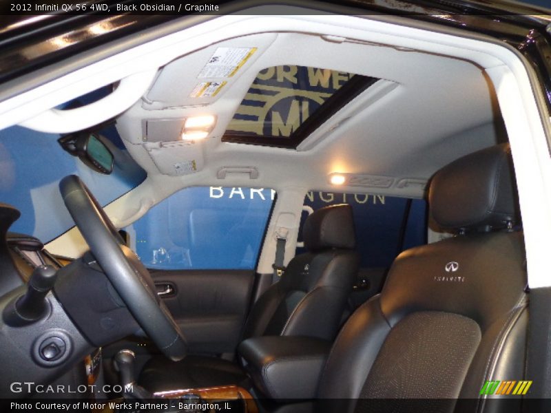 Black Obsidian / Graphite 2012 Infiniti QX 56 4WD