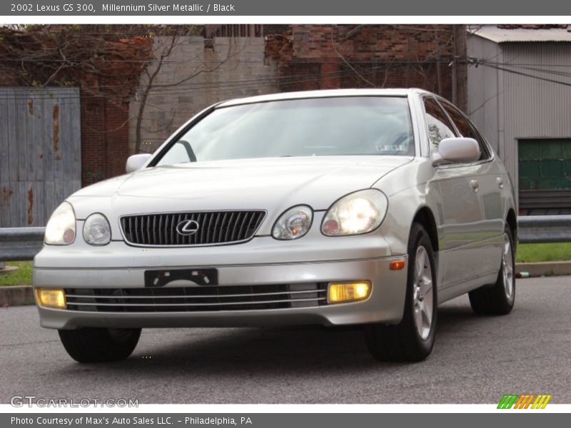 Millennium Silver Metallic / Black 2002 Lexus GS 300
