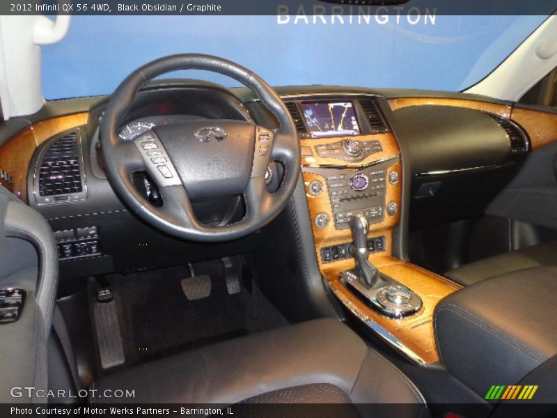 Black Obsidian / Graphite 2012 Infiniti QX 56 4WD