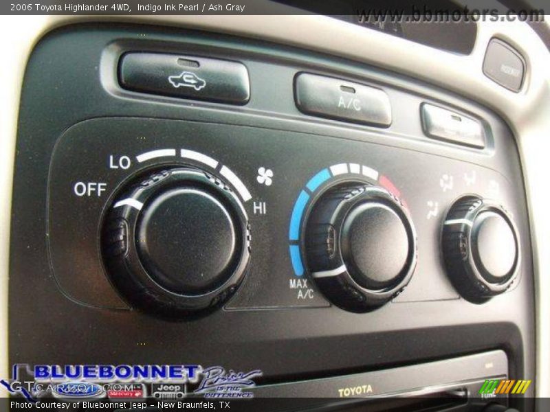 Indigo Ink Pearl / Ash Gray 2006 Toyota Highlander 4WD
