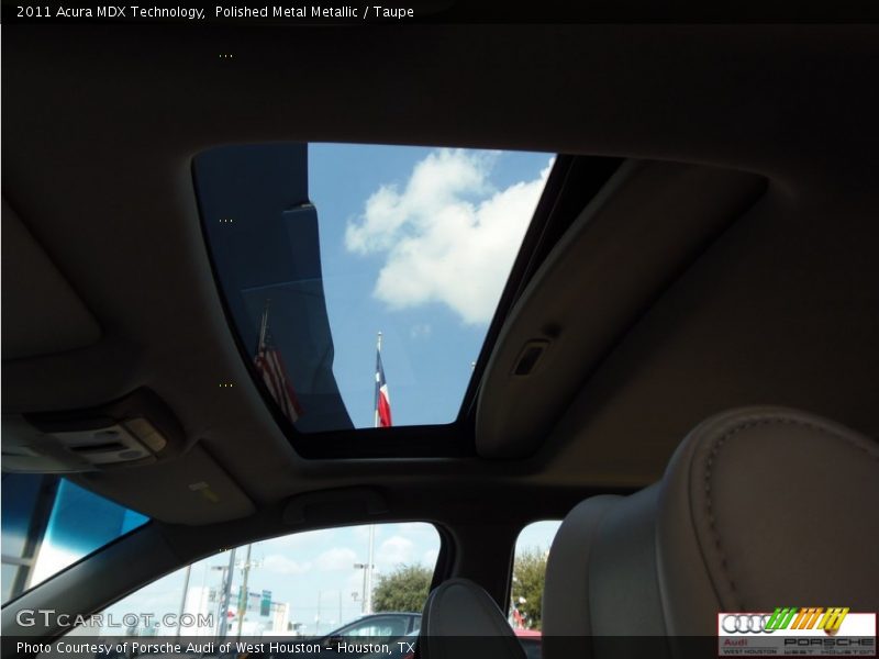 Polished Metal Metallic / Taupe 2011 Acura MDX Technology