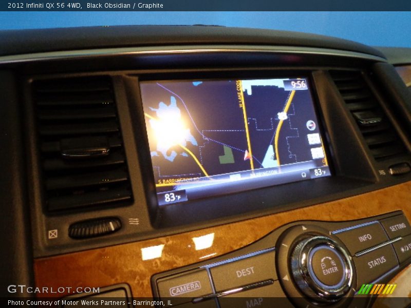 Black Obsidian / Graphite 2012 Infiniti QX 56 4WD