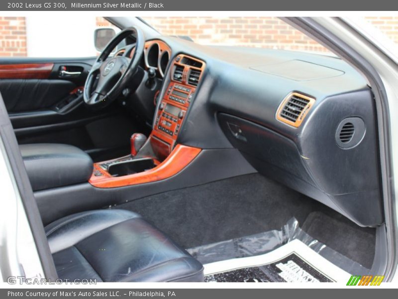 Millennium Silver Metallic / Black 2002 Lexus GS 300
