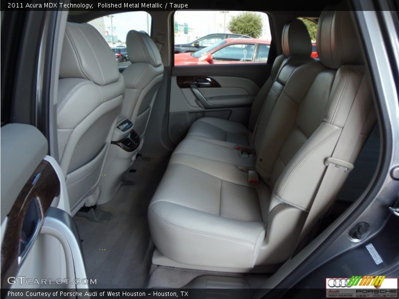 Polished Metal Metallic / Taupe 2011 Acura MDX Technology