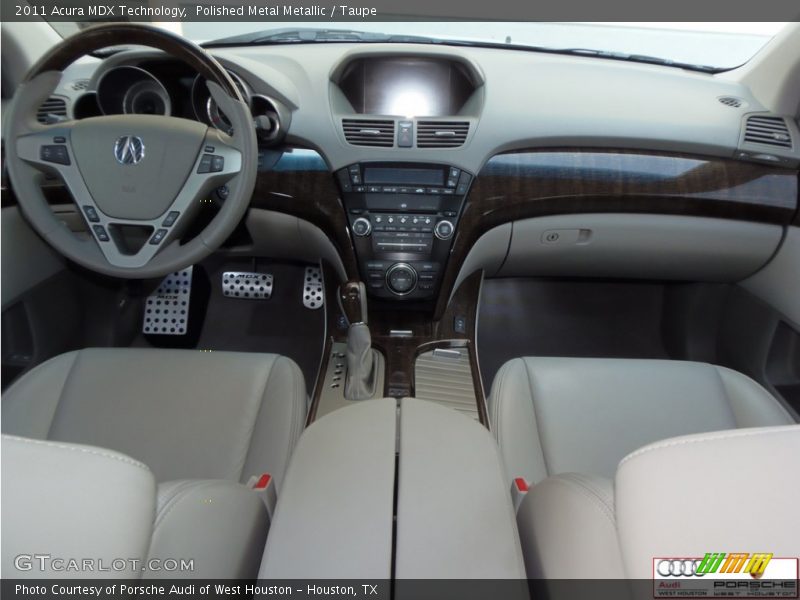 Polished Metal Metallic / Taupe 2011 Acura MDX Technology