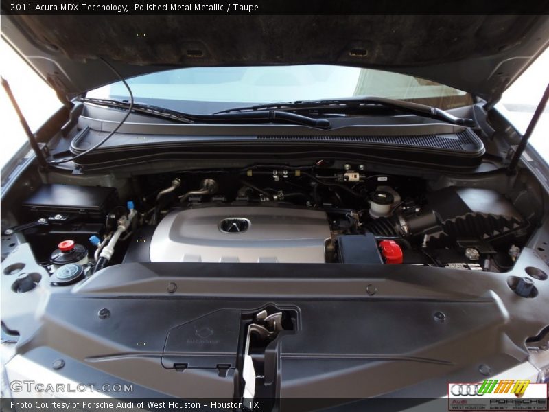 Polished Metal Metallic / Taupe 2011 Acura MDX Technology