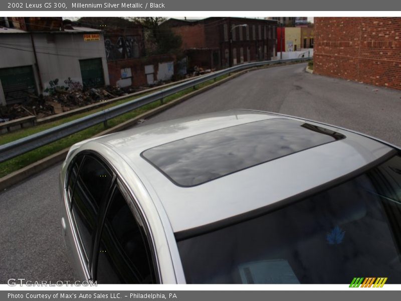 Millennium Silver Metallic / Black 2002 Lexus GS 300