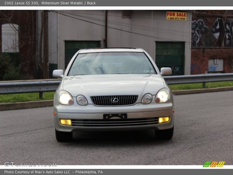 Millennium Silver Metallic / Black 2002 Lexus GS 300