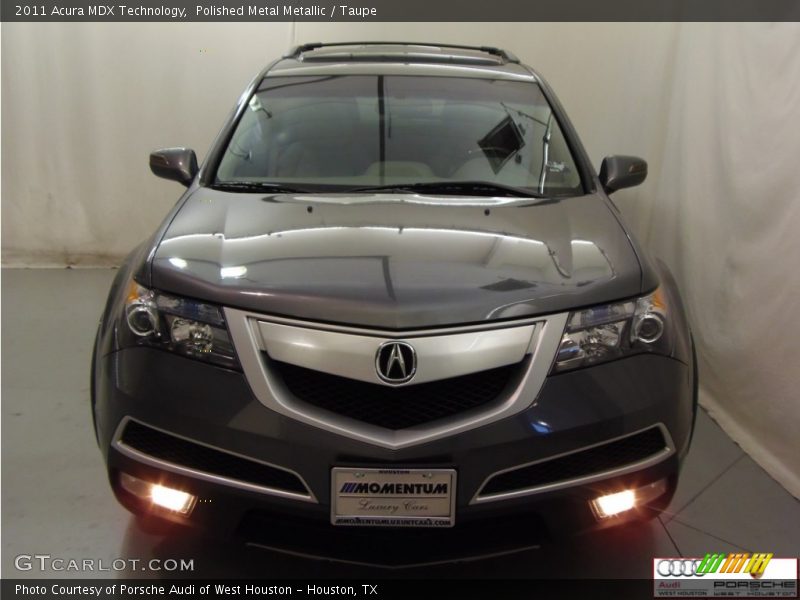 Polished Metal Metallic / Taupe 2011 Acura MDX Technology