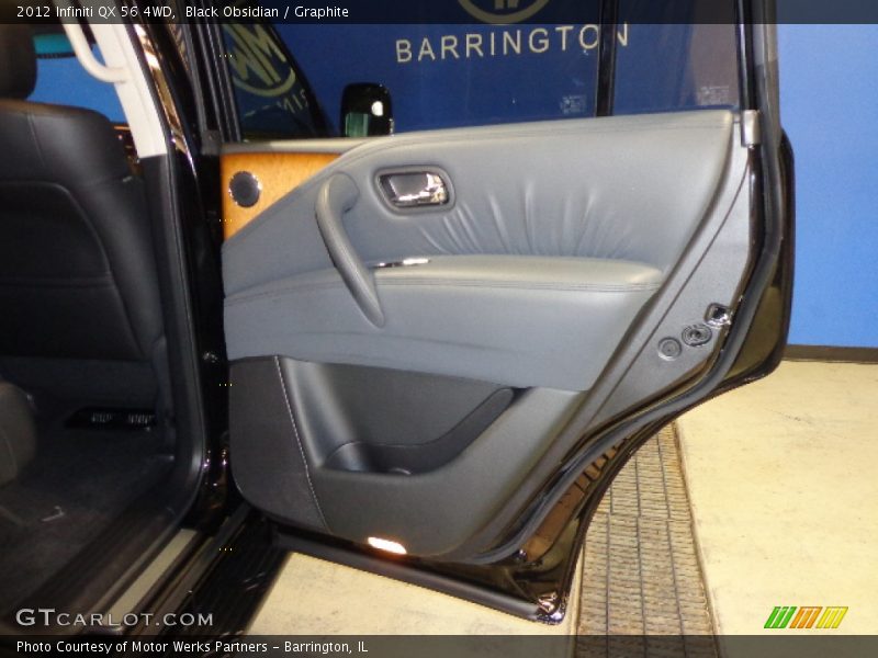 Black Obsidian / Graphite 2012 Infiniti QX 56 4WD
