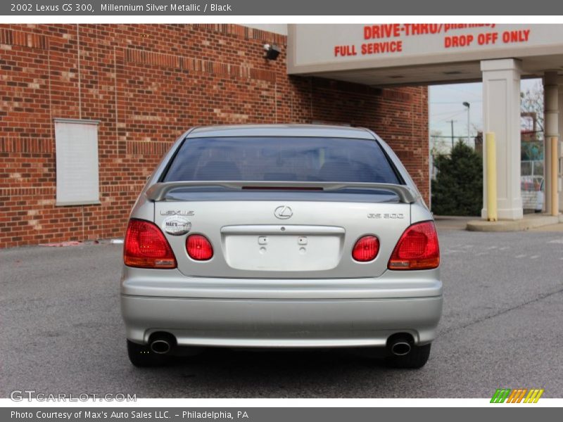 Millennium Silver Metallic / Black 2002 Lexus GS 300