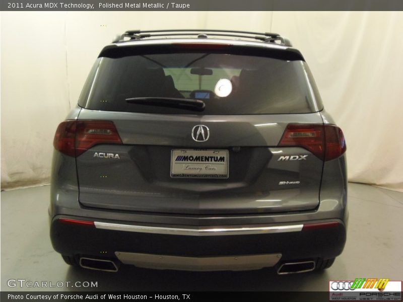 Polished Metal Metallic / Taupe 2011 Acura MDX Technology
