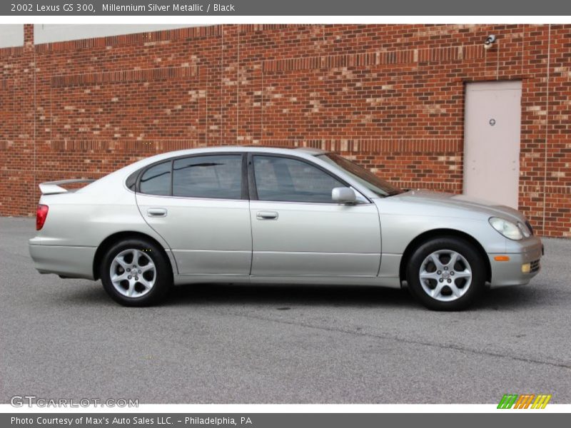 Millennium Silver Metallic / Black 2002 Lexus GS 300