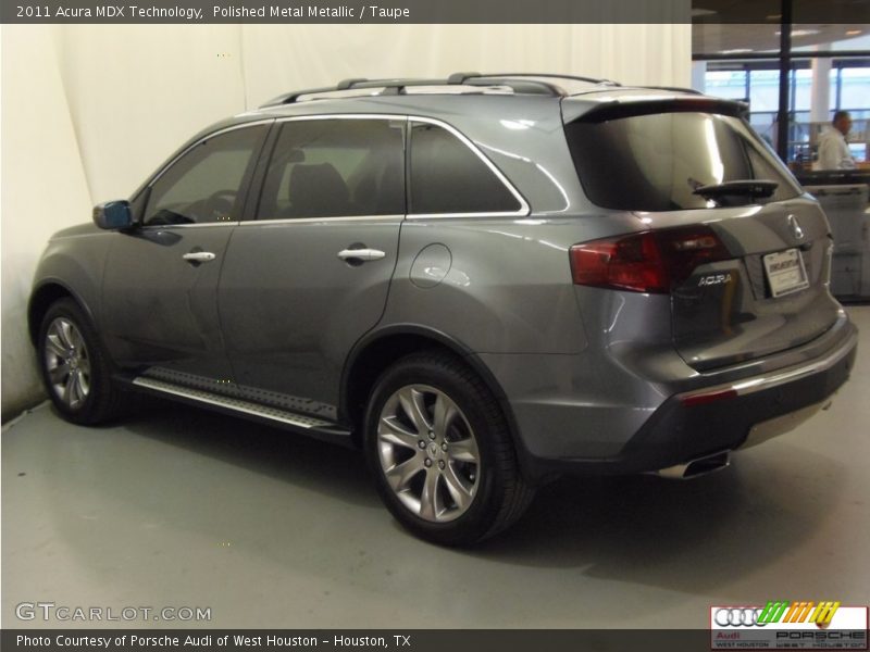 Polished Metal Metallic / Taupe 2011 Acura MDX Technology