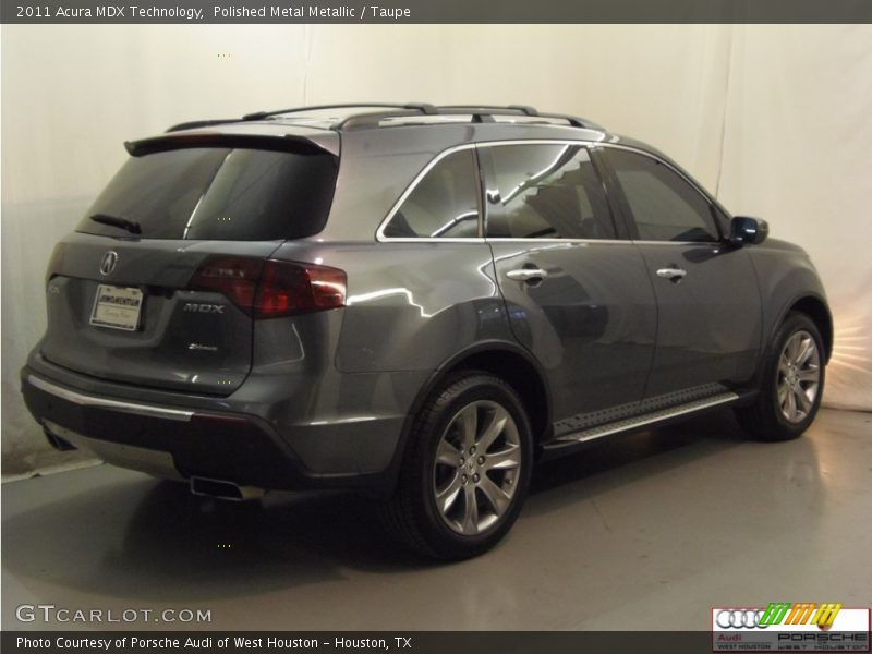 Polished Metal Metallic / Taupe 2011 Acura MDX Technology