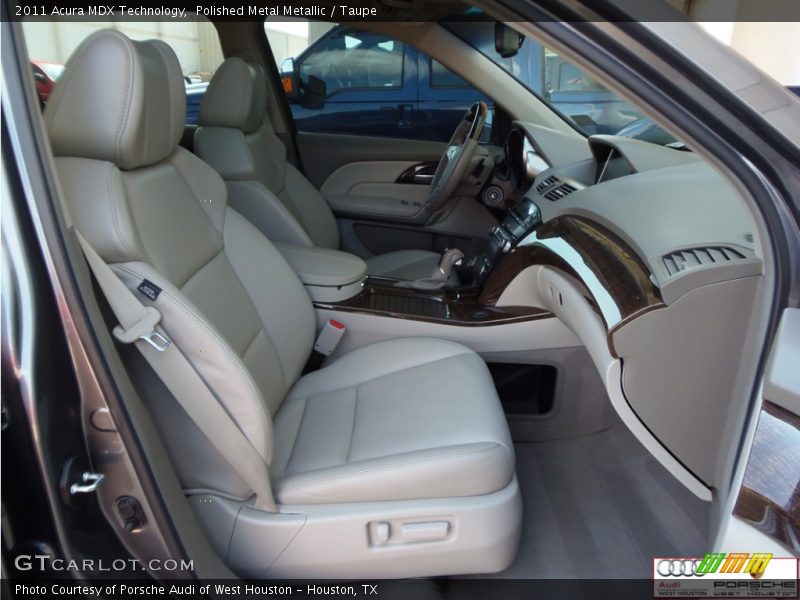 Polished Metal Metallic / Taupe 2011 Acura MDX Technology