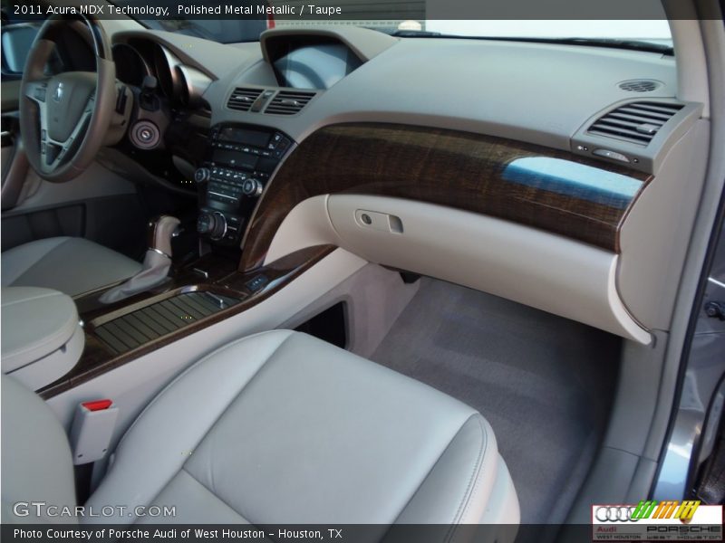 Polished Metal Metallic / Taupe 2011 Acura MDX Technology