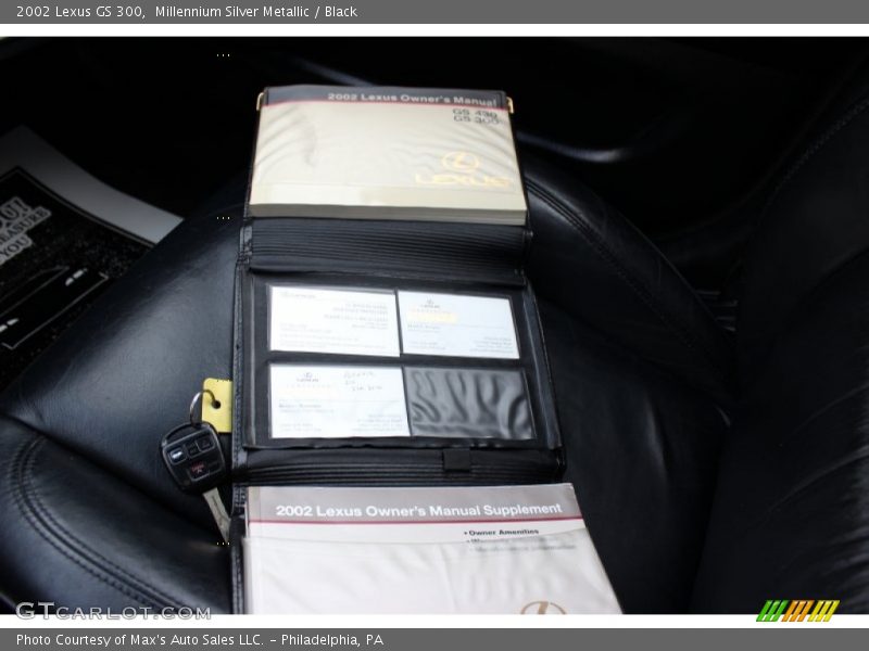 Millennium Silver Metallic / Black 2002 Lexus GS 300