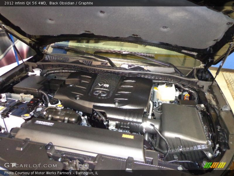 Black Obsidian / Graphite 2012 Infiniti QX 56 4WD