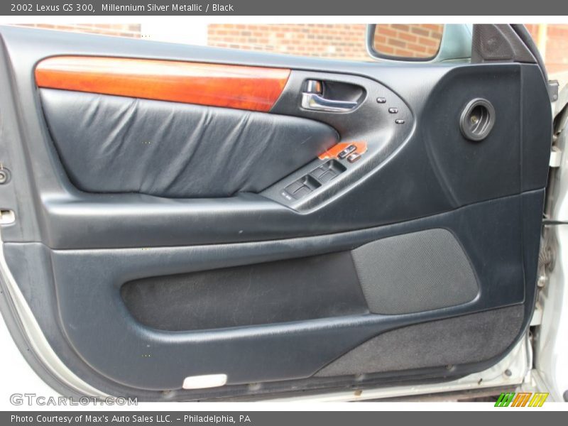 Millennium Silver Metallic / Black 2002 Lexus GS 300