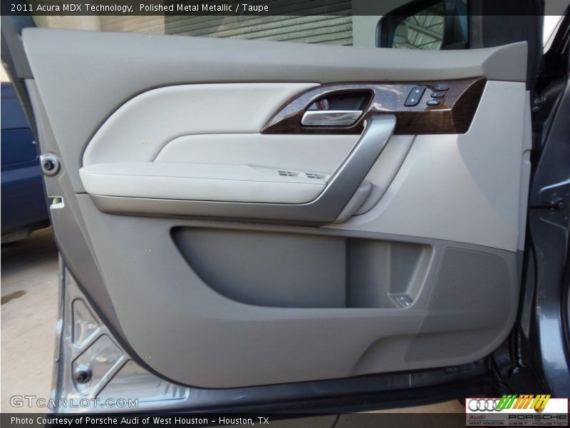 Polished Metal Metallic / Taupe 2011 Acura MDX Technology