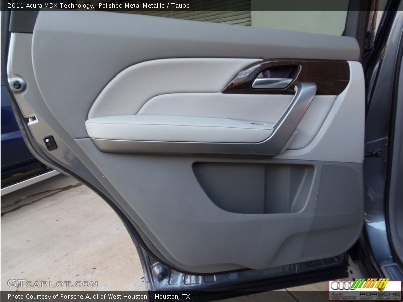 Polished Metal Metallic / Taupe 2011 Acura MDX Technology