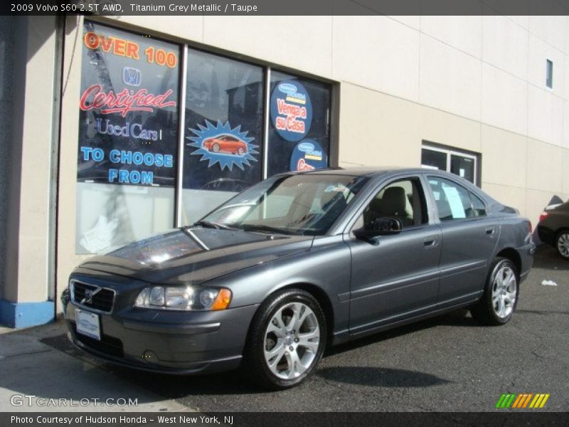 Titanium Grey Metallic / Taupe 2009 Volvo S60 2.5T AWD
